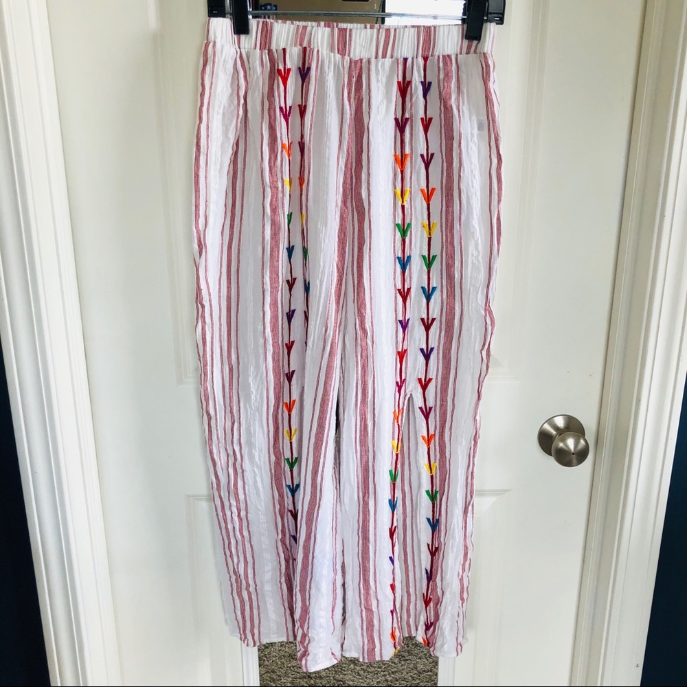 ASOS Swim Embroidered Beach Pants
